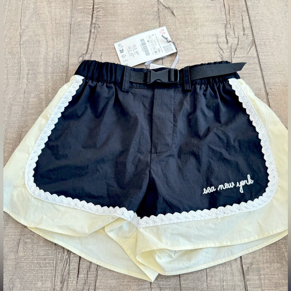 Zara girls jogger shorts